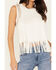 Idyllwind Women's Lillian Studded Fringe Tank Top, Ivory, hi-res