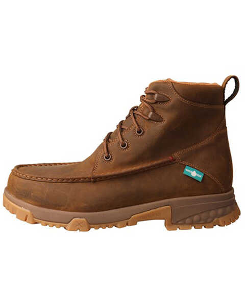 Image #3 - Twisted X Men's Waterproof Work Boots - Nano Composite Toe, Brown, hi-res