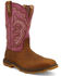 Image #1 - Twisted X Women's 10" UltraLite™ Performance Western Boots - Broad Square Toe, Pecan, hi-res