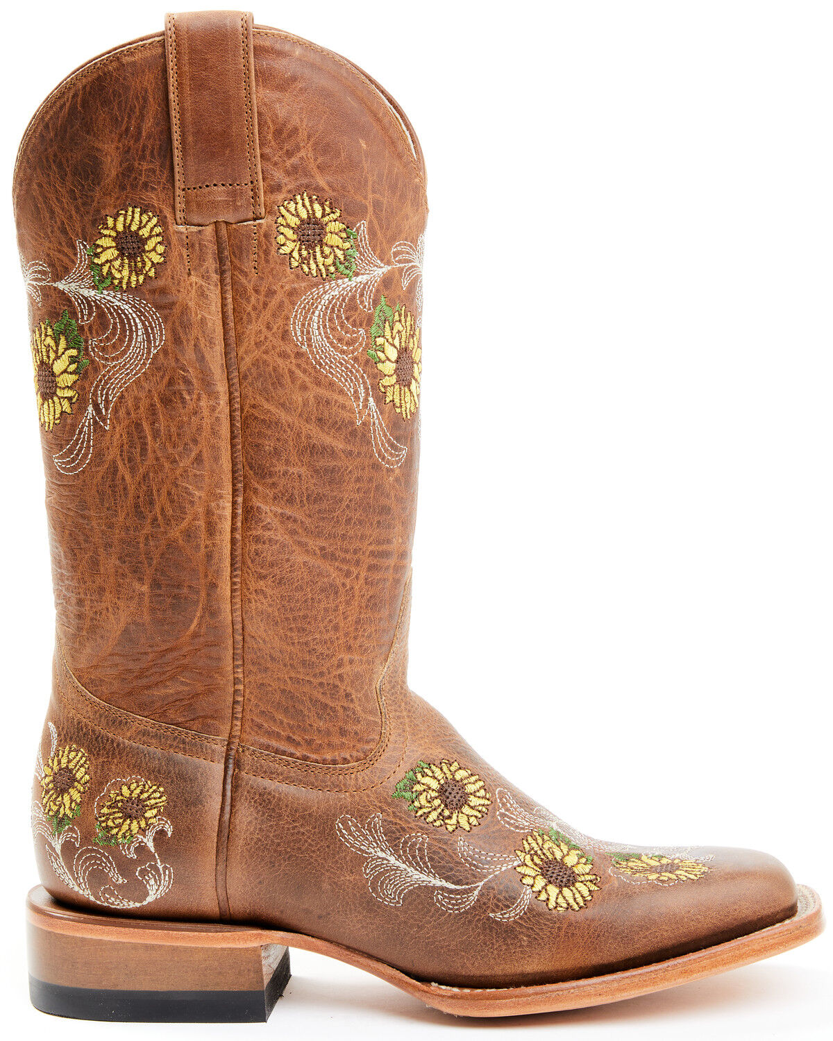 Image #2 - Shyanne Women's Josie Western Boots - Broad Square Toe, Brown, hi-res