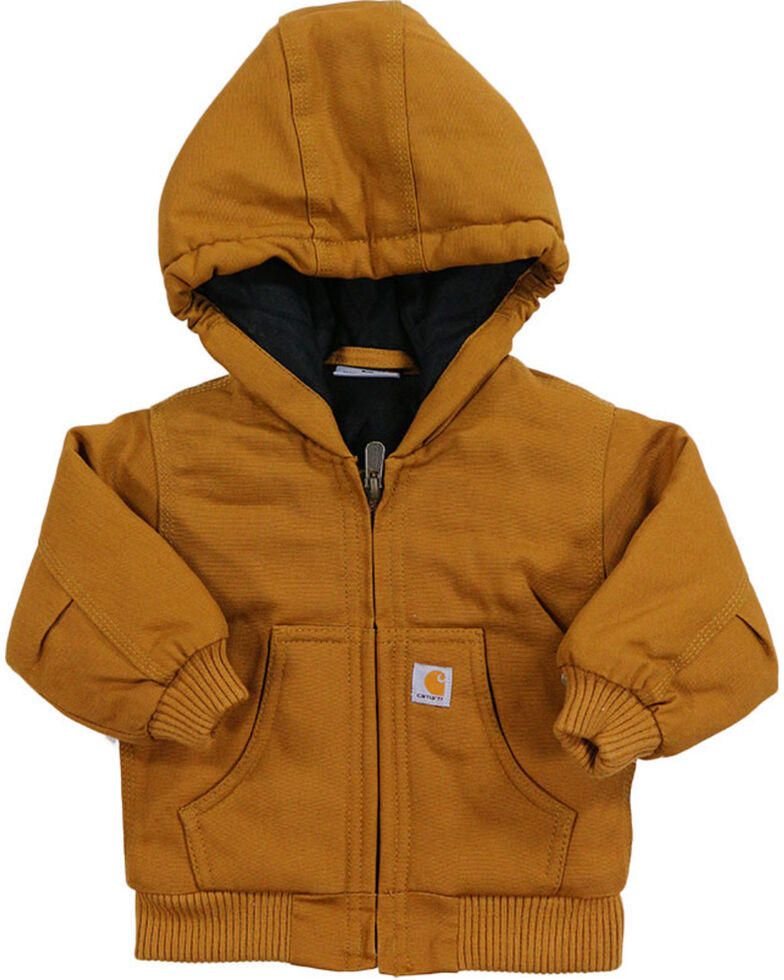 Carhartt Infant Boys' Cotton Duck Active Jacket, Brown, hi-res