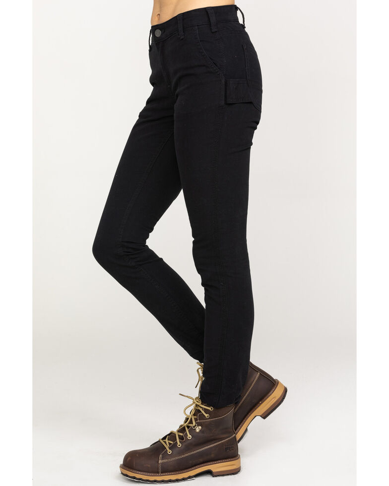 Carhartt Women's Slim-Fit Crawford Pants , Black, hi-res