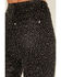 Image #4 - Vibrant Denim Women's Embellished High Rise Flare Pants, Black, hi-res