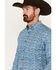 Ariat Men's Gentry Paisley Print Long Sleeve Button-Down Western Shirt - Tall, Blue, hi-res