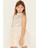 Image #2 - Sugar California Girls' Sequin Ruffle Sleeveless Dress, Silver, hi-res