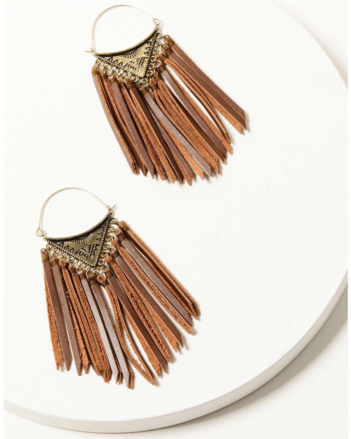 Shyanne Women's Mystic Valley Fringe Earrings, Gold, hi-res