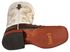 Ferrini Women's Hornback Caiman Print Western Boots - Broad Square Toe, Chocolate, hi-res