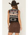 Image #4 - Shyanne Women's Simon Southwestern Print Reversible Button-Down Vest, Khaki, hi-res
