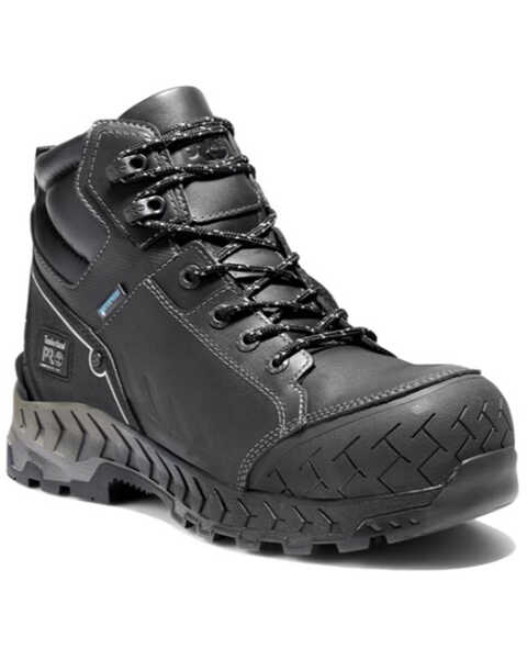 Timberland Men's Summit Waterproof Work Boots - Composite Toe, Black, hi-res