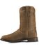 Image #3 - Justin Men's Stampede Roper Western Boots - Round Toe, Bay Apache, hi-res