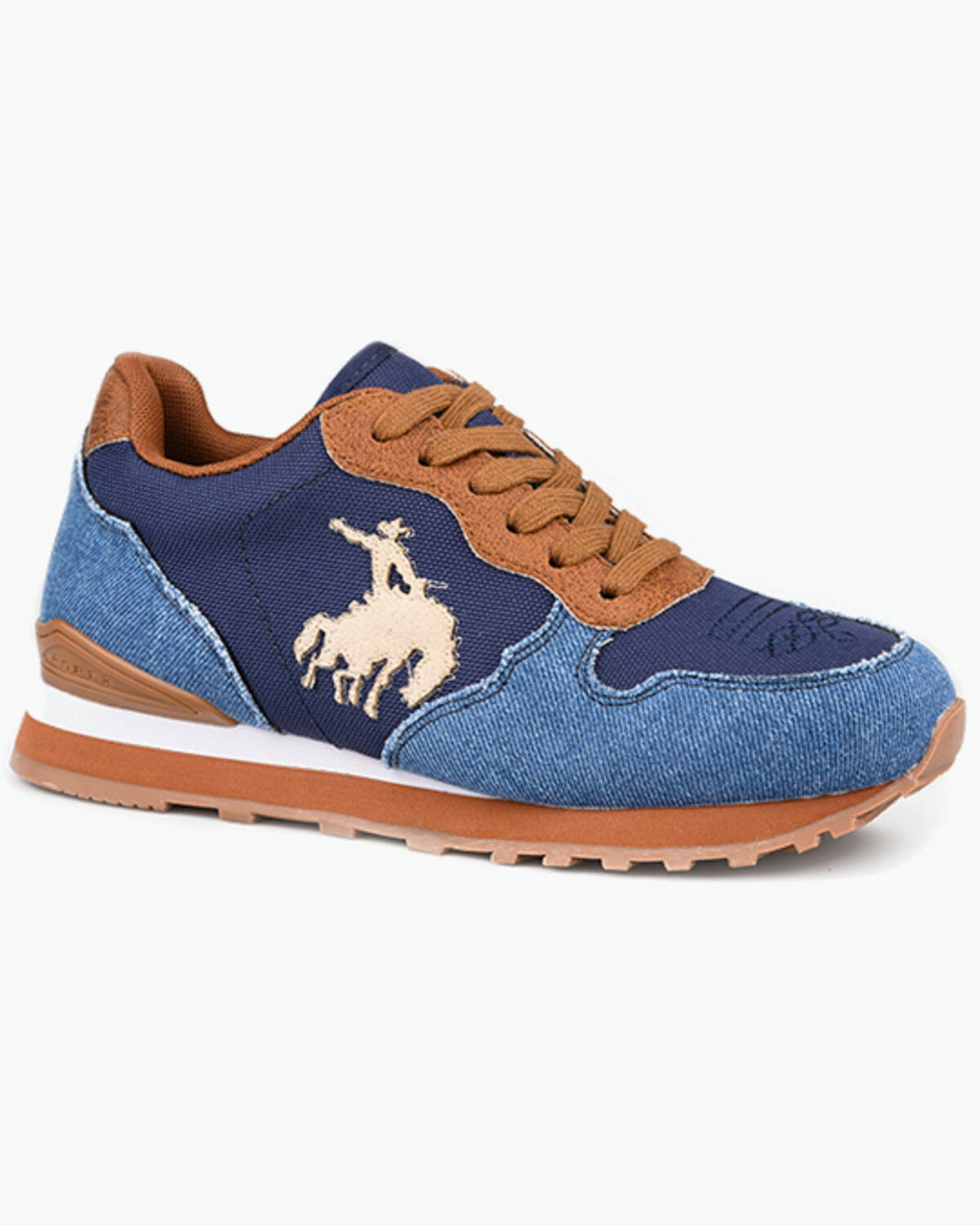Roper Women's Giddy Up Denim Casual Shoes, Blue, hi-res