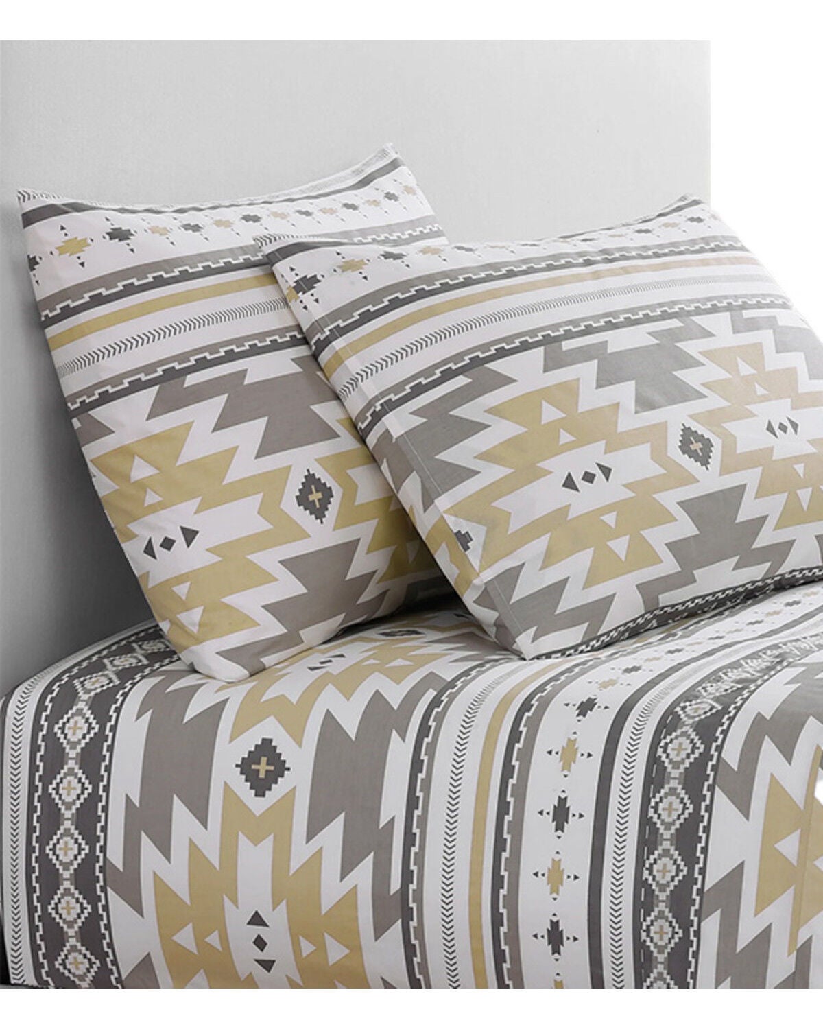 Image #3 - HiEnd Accents 200TC Cotton Desert Sage 4 Piece Sheet Set - Queen Size, Multi, hi-res