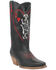 Image #1 - Dingo Women's Queen A Hearts Western Boots - Snip Toe , Black, hi-res