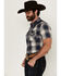 Image #2 - Pendleton Men's Frontier Plaid Print Short Sleeve Pearl Snap Western Shirt, , hi-res