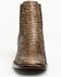 Image #4 - Cody James Men's Hash Exotic Python Western Ankle Boots - Broad Square Toe, Brown, hi-res