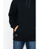 Image #3 - Hawx Men's Logo Sleeve Hooded Work Sweatshirt, Black, hi-res
