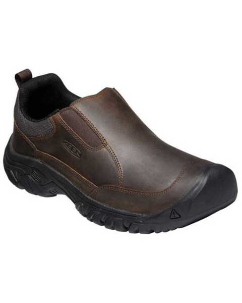 Keen Men's Targhee III Casual Hiking Shoes - Soft Toe, Dark Brown, hi-res