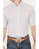 Image #3 - Ariat Men's Mayson Geo Print Classic Fit Short Sleeve Button Down Western Shirt, White, hi-res