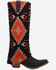 Image #2 - Dingo Women's Agave Tall Western Boots - Snip Toe, Black, hi-res