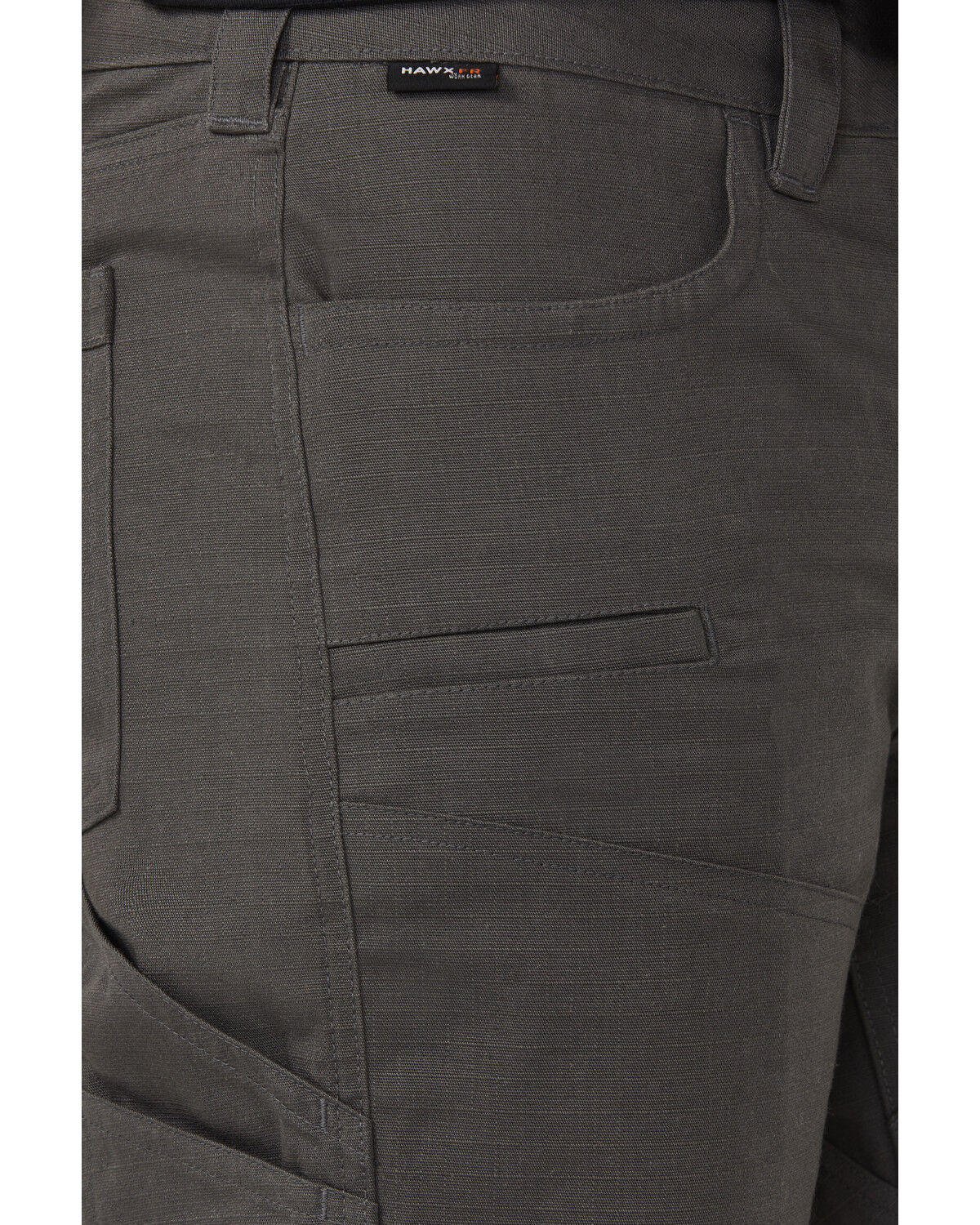 Image #2 - Hawx Men's FR Double Front Ripstop Pants, Charcoal, hi-res