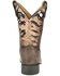 Image #5 - Smoky Mountain Little Girls' Safari Western Boots - Broad Square Toe, Brown, hi-res