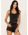 Idyllwind Women's Delrose Drive Studded Denim Vest, Black, hi-res