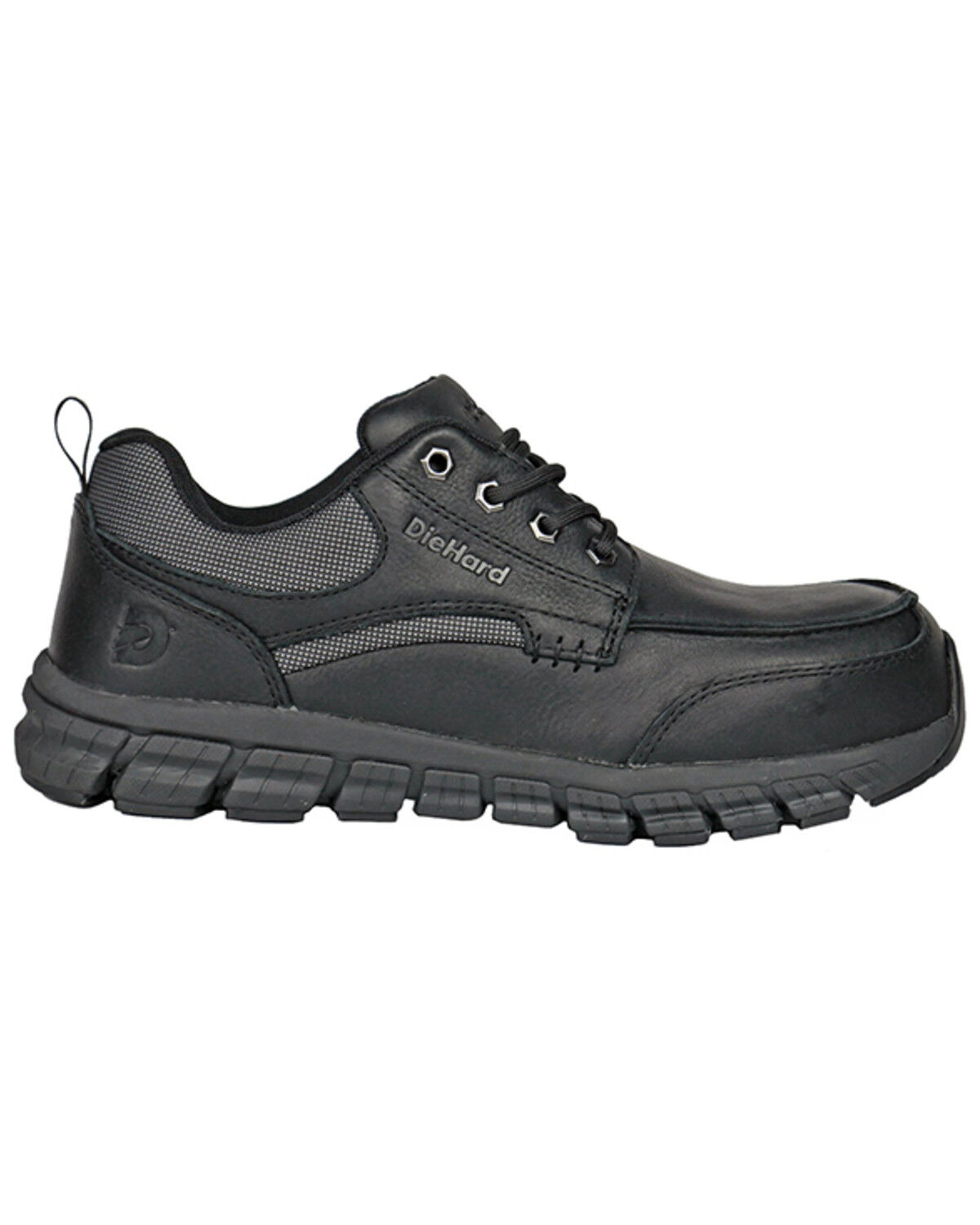 Image #2 - Die Hard Men's Sunbird Lace-Up Work Shoes - Composite Toe, Black, hi-res