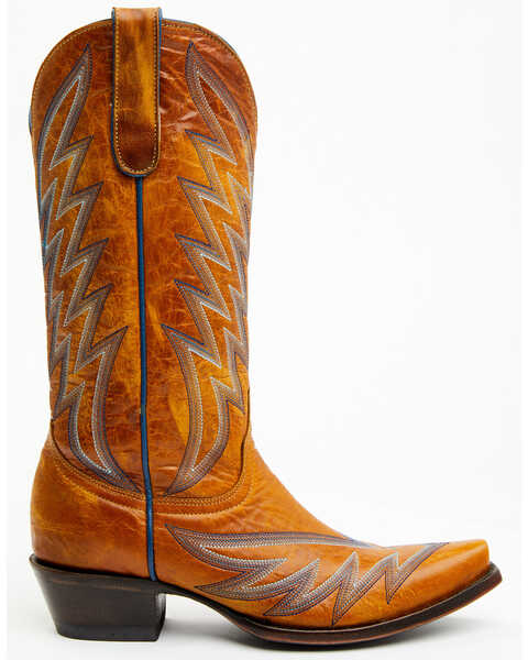 Image #2 - Old Gringo Women's Uma Stitched Western Boots - Snip Toe, Tan, hi-res