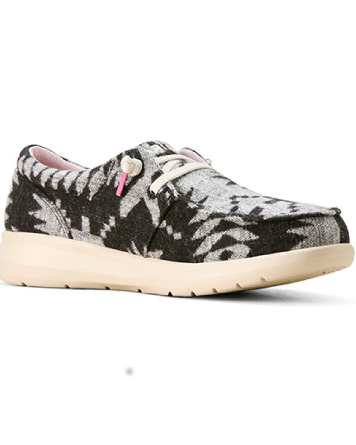 Image #1 - Ariat Women's Southwestern Print Blanket Hilo Casual Shoes - Moc Shoes, Multi, hi-res