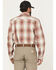 Image #4 - Carhart Men's FR Force Rugged Flex® Loose Fit Midweight Plaid Print Long Sleeve Button-Down Work Shirt, Wine, hi-res