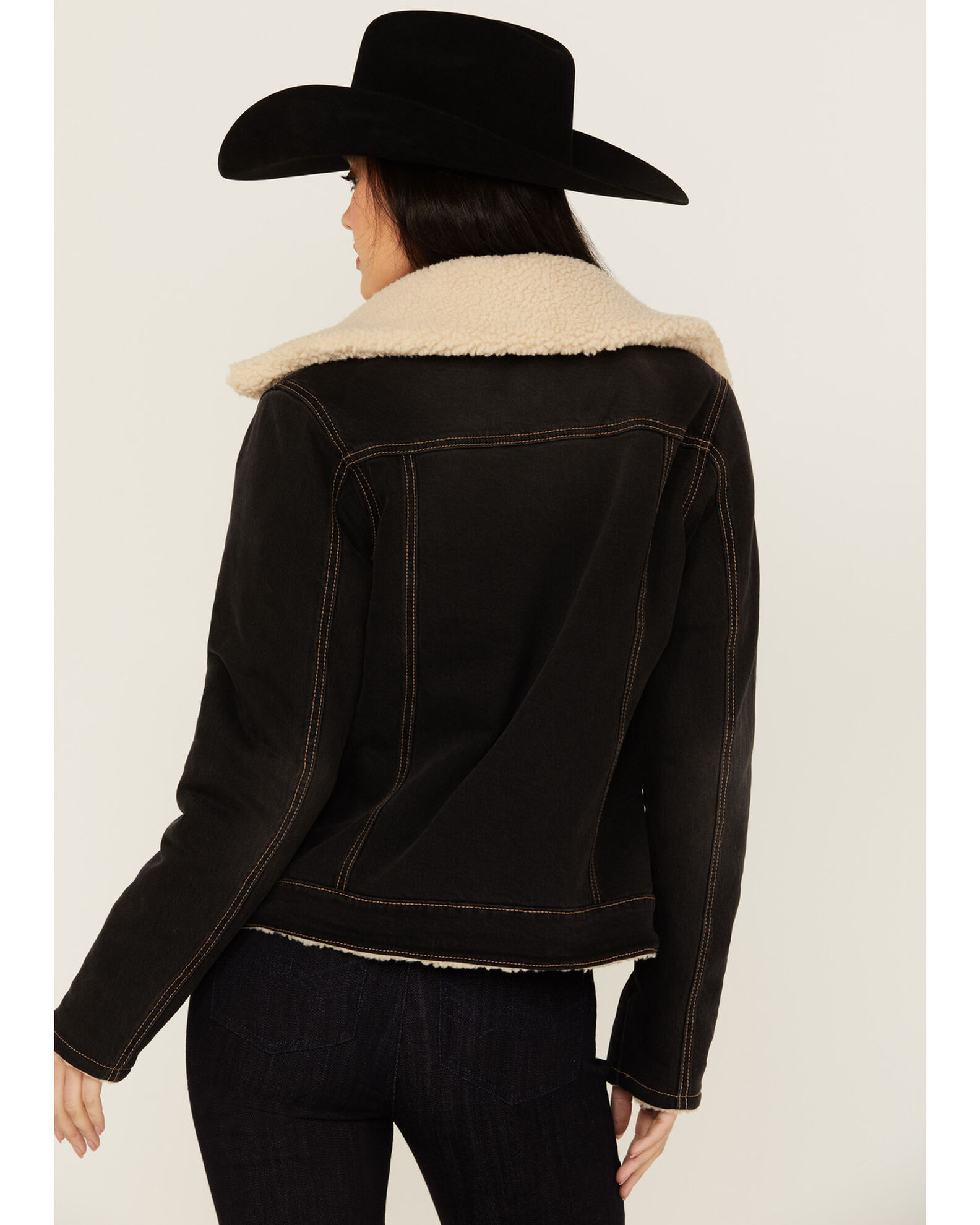 Owens sherpa denim jacket deals