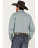 Image #4 - RANK 45® Men's Rampage Geo Long Sleeve Button-Down Western Shirt, Green, hi-res