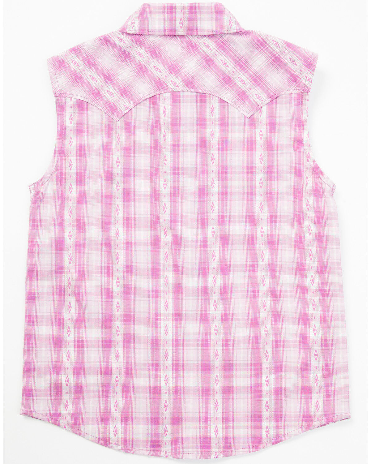 Image #3 - Shyanne Toddler Girls Dobby Striped Western Pearl Snap Shirt, Grape, hi-res