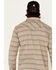 Moonshine Spirit Men's Teepee Southwestern Dobby Striped Long Sleeve Western Shirt , Tan, hi-res