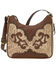 American West Annie's Secret Collection Concealed Carry Shoulder Bag, Tan, hi-res
