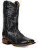 Image #1 - El Dorado Men's Crunch Western Boots - Broad Square Toe, Black, hi-res