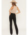 Image #3 - Wrangler Women's High Rise Leighton Bespoke Bootcut Stretch Denim Jeans, Black, hi-res