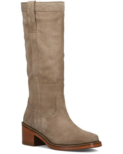 Image #1 - Frye Women's Kate Pull-On Boots - Square Toe , Taupe, hi-res