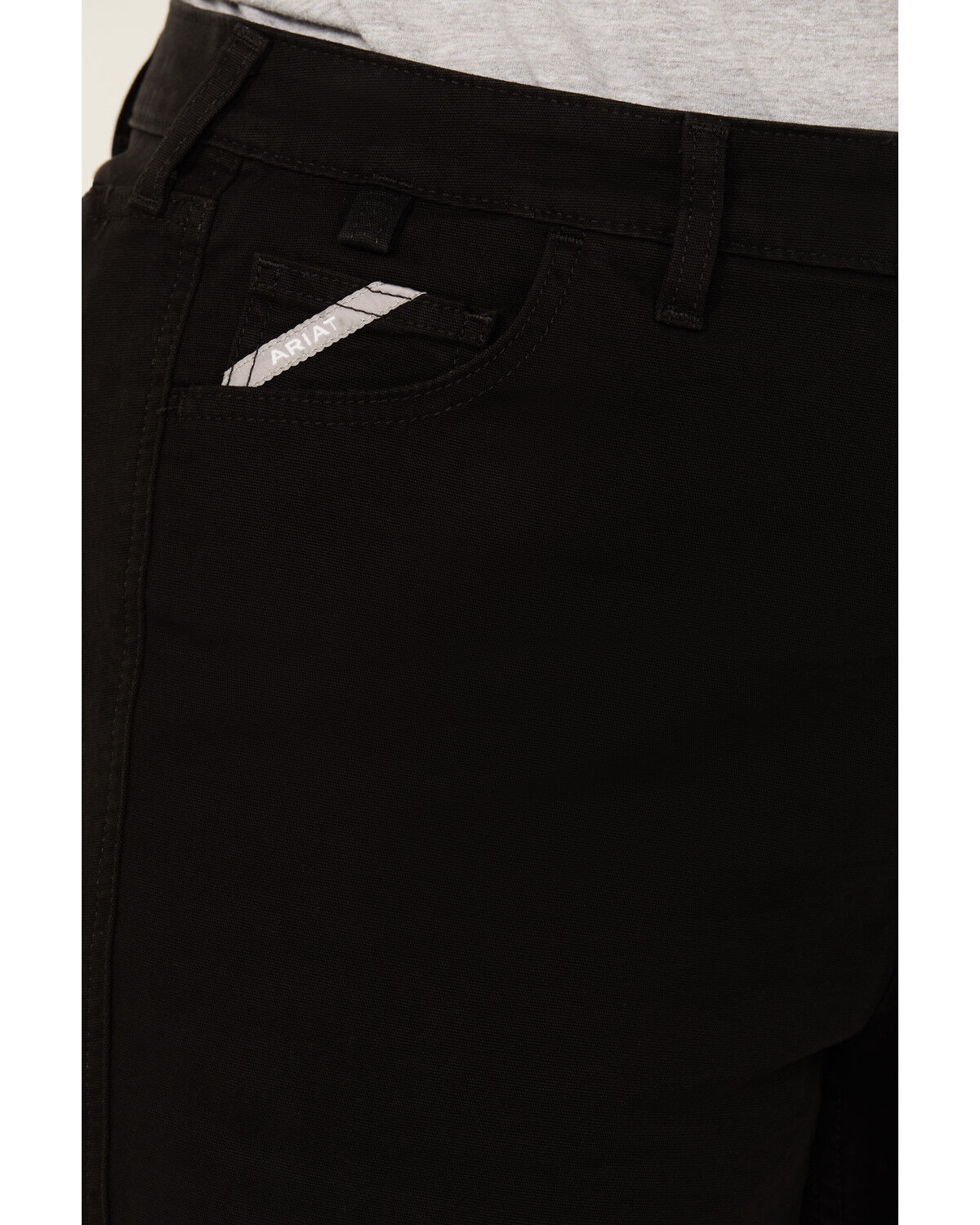Image #2 - Ariat Women's Rebar PR Made Tough Straight Stretch Work Pants - Plus, Black, hi-res