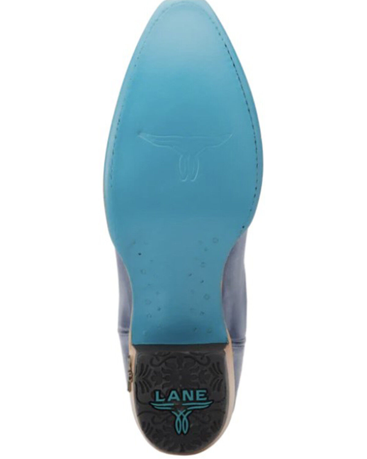 Image #7 - Lane Women's Emma Jane Tall Western Boots - Snip Toe, Blue, hi-res