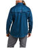 Image #2 - Ariat Men's FR Solid Long Sleeve Button Down Work Shirt - Tall, Teal, hi-res
