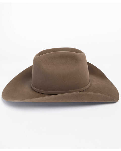 Image #4 - American Hat Co. Men's Pecan 7X Fur Felt Self Buckle Felt Cowboy Hat, , hi-res