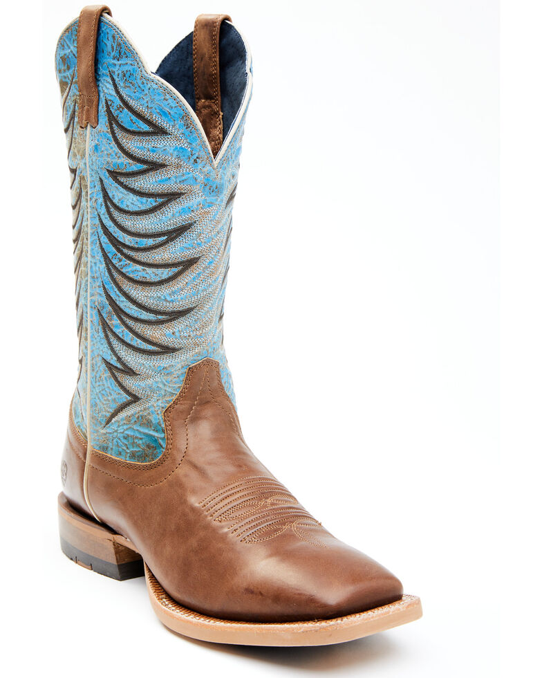 Ariat Men's Firecatcher Western Boots - Square Toe, Brown, hi-res