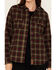 Image #3 - Lucky Brand Workwear Women's Hunter Plaid Print Long Sleeve Button-Down Flannel Shirt, Burgundy, hi-res