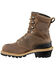 Image #2 - Carhartt 8" Brown Waterproof Logger Boots - Composite Toe, Crazyhorse, hi-res