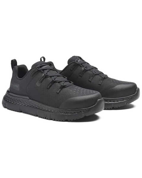 Image #1 - Timberland Women's Intercept Work Shoes - Steel Toe , Black, hi-res