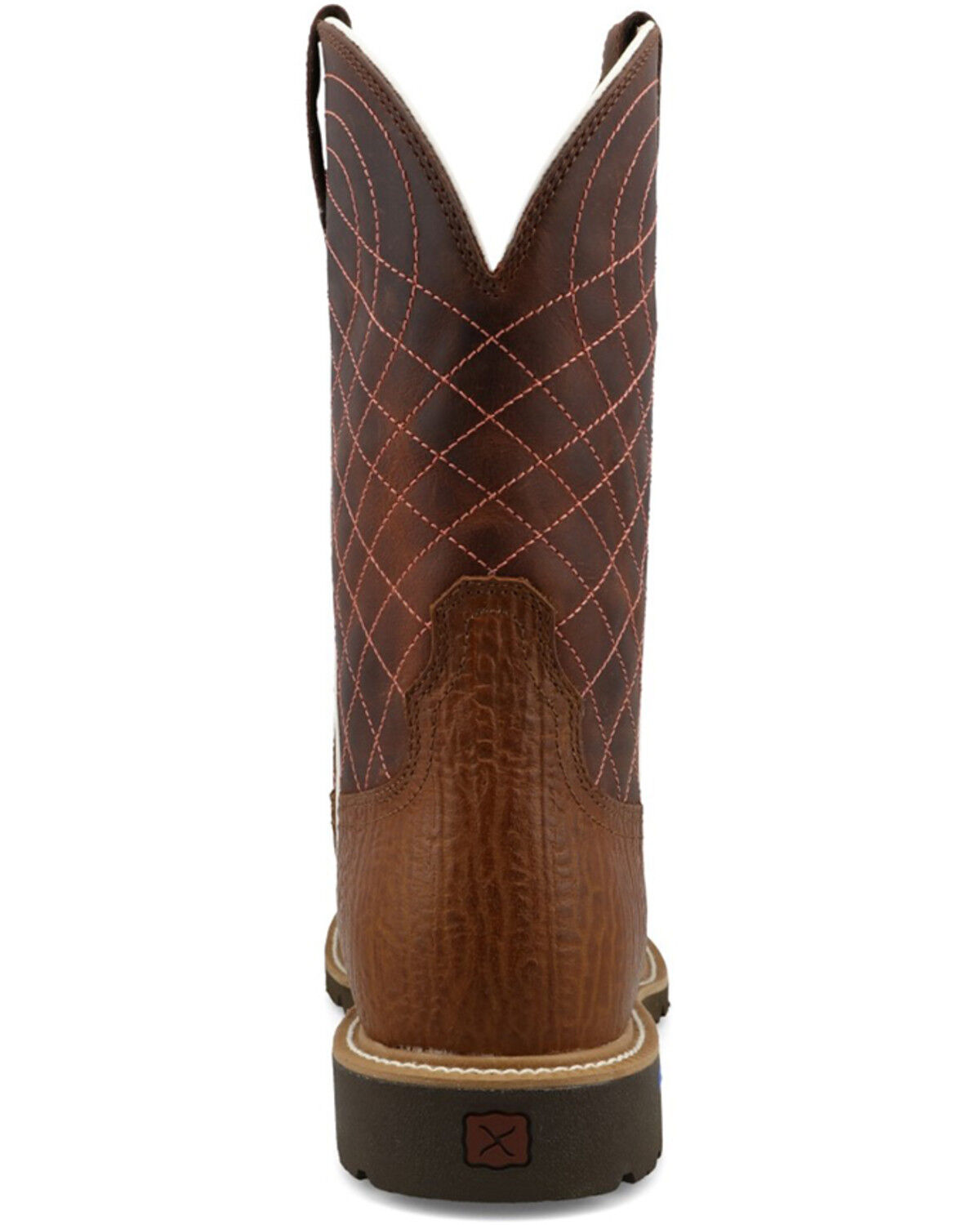 Image #5 - Twisted X Men's 11" Tech X™ Performance Western Boots - Broad Square Toe, Brown, hi-res