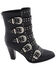 Image #3 - Milwaukee Leather Women's Studded Buckle Up Boots - Round Toe, Black, hi-res