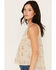 Image #2 - Cleo + Wolf Women's Embroidered Halter Top, Cream, hi-res