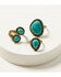 Image #1 - Shyanne Women's Free Form Ring Set - 3 Piece, Turquoise, hi-res